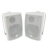 Dual Electronics 4" 3-Way High Performance Outdoor Indoor Speakers with Powerful Bass Effortless Mounting Swivel Brackets All Weather Resistance Sold in Pair LU43PW