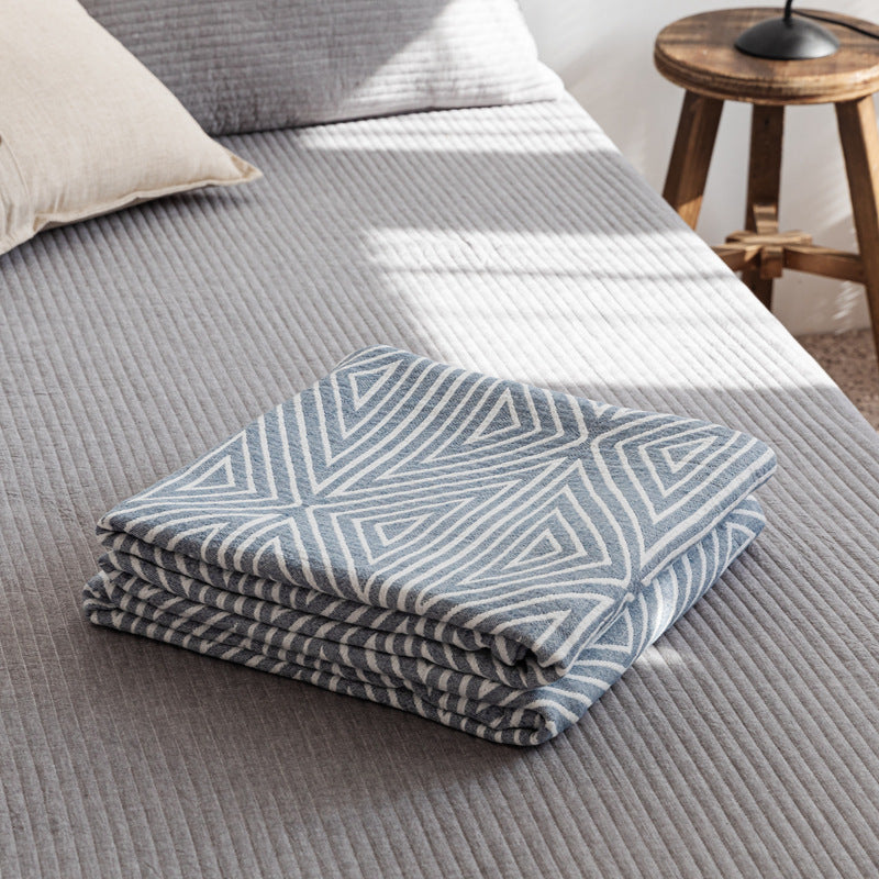 New Cotton Gauze Blanket - Summer Cooling for Dorms