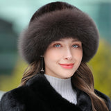 Women's Winter Warm Fur Outdoor Hat