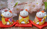 Lucky Cat Car Decoration Figurine