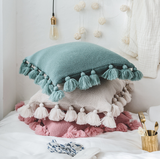 Knitted Lantern Ball Pillow Cover for Home Decor