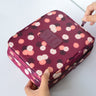 Portable Toiletry Organizer Cosmetic Bag for Ladies