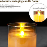 3pcs Battery Operated Electric Candles for Home Decor
