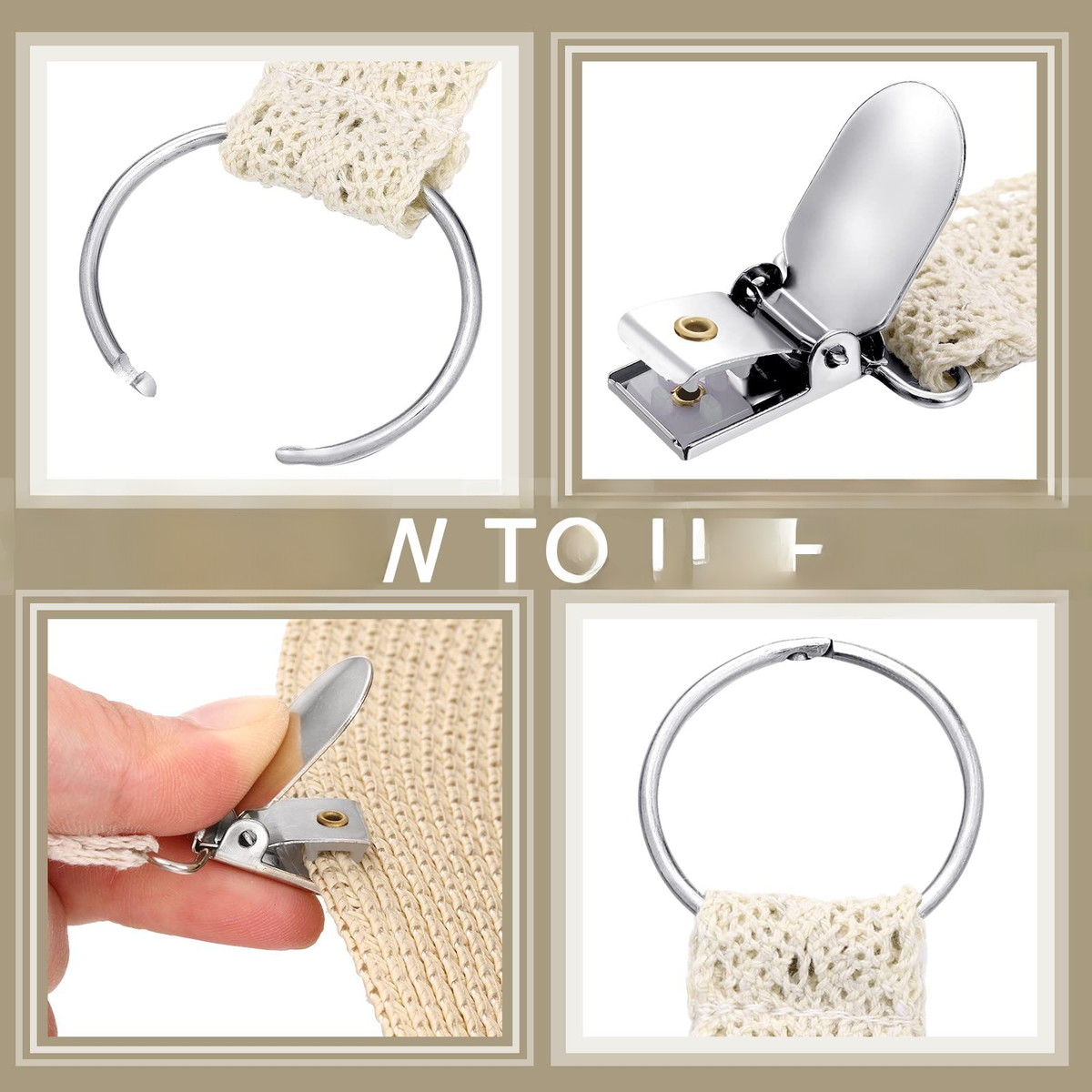 New Lace Travel Hat Clip - Multi-Function Sweater Accessory