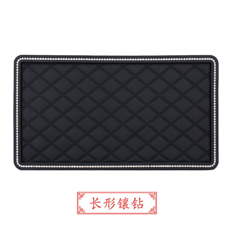 Large Creative Rhinestone Anti-Slip Car Dashboard Mat