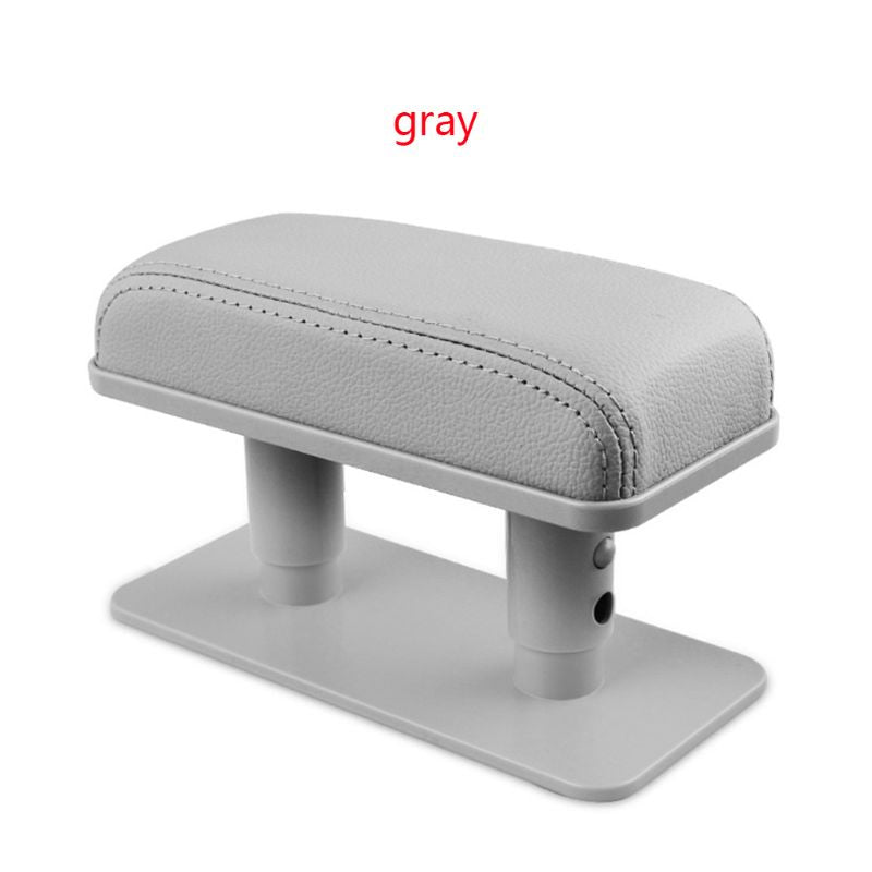 Universal Leather Armrest Pad for Car with Adjustable Height
