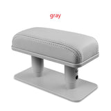 Universal Leather Armrest Pad for Car with Adjustable Height