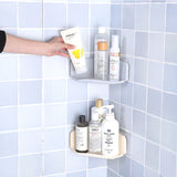 Corner Drain Rack for Bathroom and Kitchen Storage