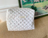 Korean Quilted Portable Cosmetic Storage Bag for Women
