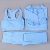 2/3PCS Seamless Women Workout Sportswear - Atlantic Shopping Mall