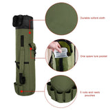 Outdoor Fishing Rod Storage Bag - Waterproof Canvas