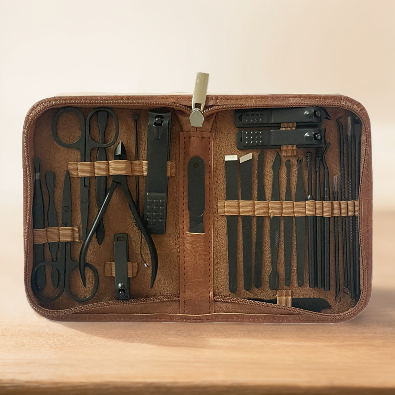 30-Piece Nail Care Set with Clippers and Tools