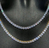 Square claw chain rhinestone necklace