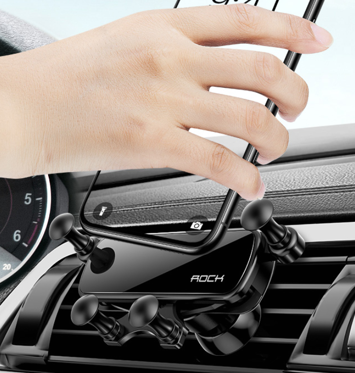 Gravity Phone Holder for Car - Metal Navigation Stand