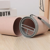 Wheat Straw Travel Portable Storage Cup Set