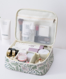 Portable Travel Makeup Bag and Toiletry Organizer