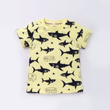Children's Cartoon Pure Cotton Short Sleeve T-Shirt