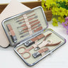 18-Piece Stainless Steel Nail Care Tool Set with Scissors