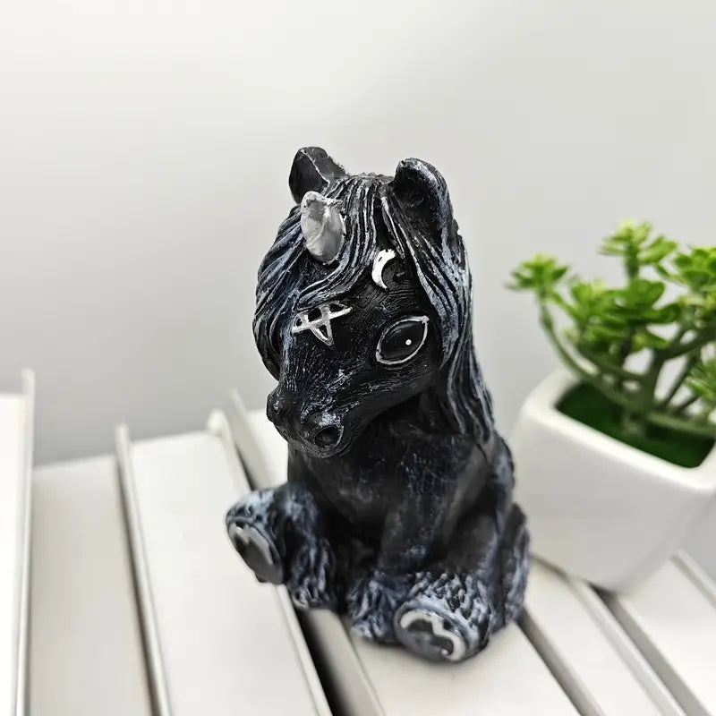 Unicorn Statue Sculpture for Home Bar Coffee Shop Decor