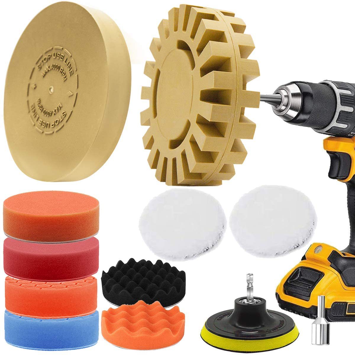 13-Piece 4-Inch Car Decal Removal Tool Set