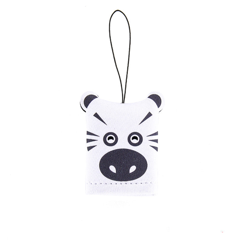 Cute Cartoon Eyeglass Cleaning Cloth with Hang Tag
