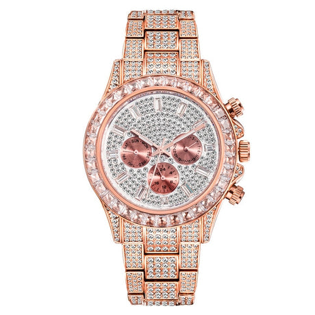 Rainbow Diamond Quartz Watch - Atlantic Shopping Mall