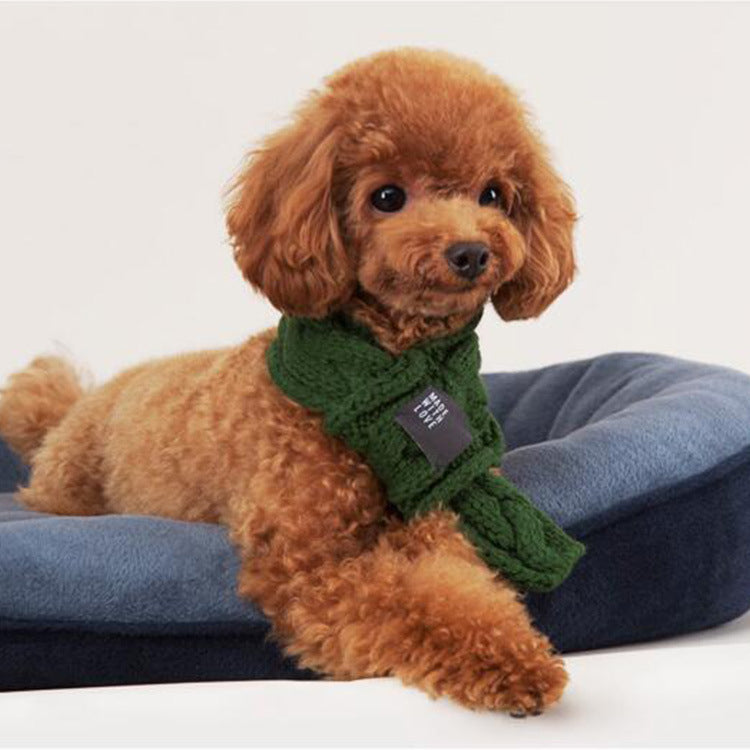Thick Warm Scarf for Dogs - Cute Pet Scarf
