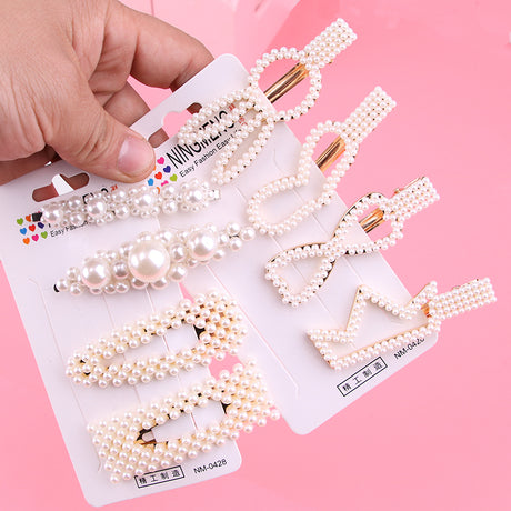 Pearl Hair Clip for Girls - Trendy Side Hairpin