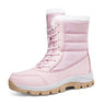 Women's High-Top Cotton Boots for Hiking and Snow