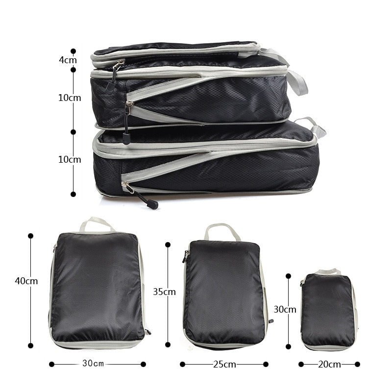 Packable Waterproof Travel Storage Packing Cube