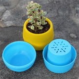 Mini Colorful PP Succulent Planter - Simple Design