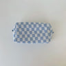 Lattice Cosmetic Bag - Knitted Fabric Makeup Organizer