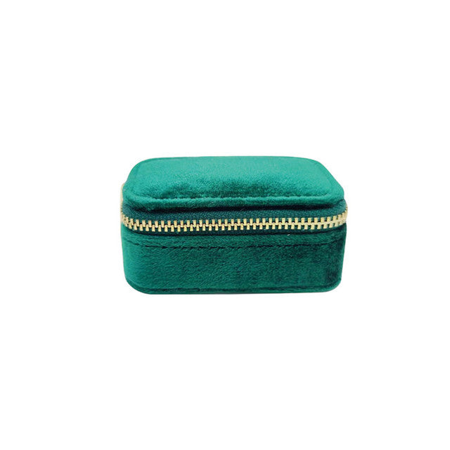 Mini Portable Velvet Earring Storage Box (1pc)