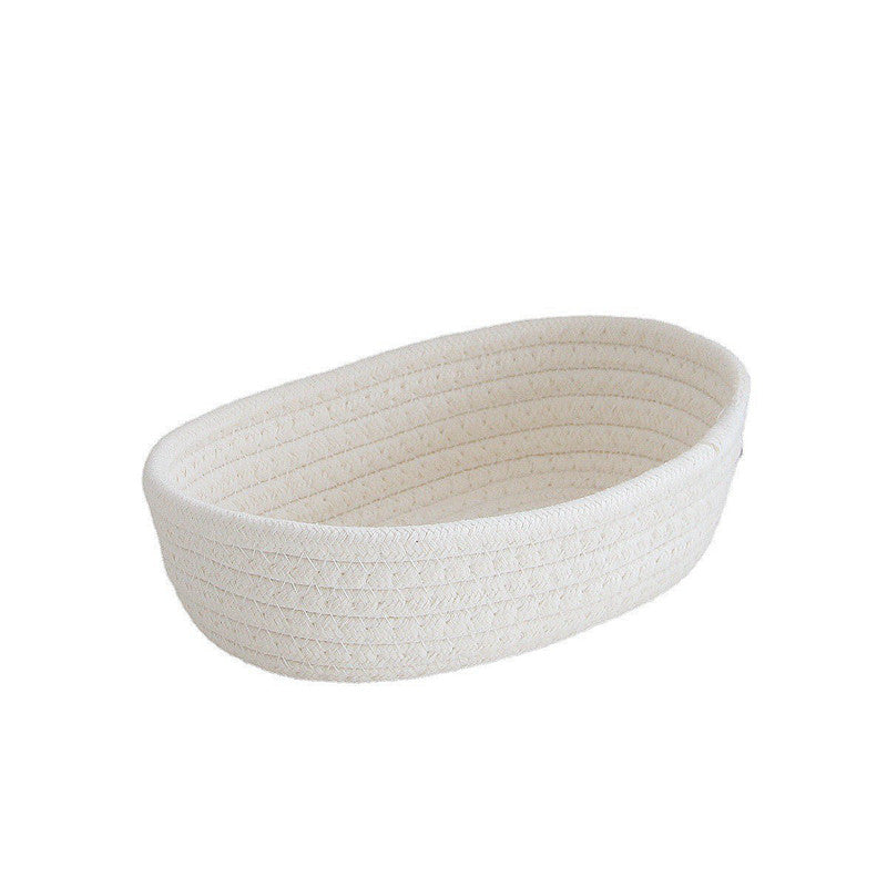 Scandinavian Cotton Rope Storage Basket Organizer