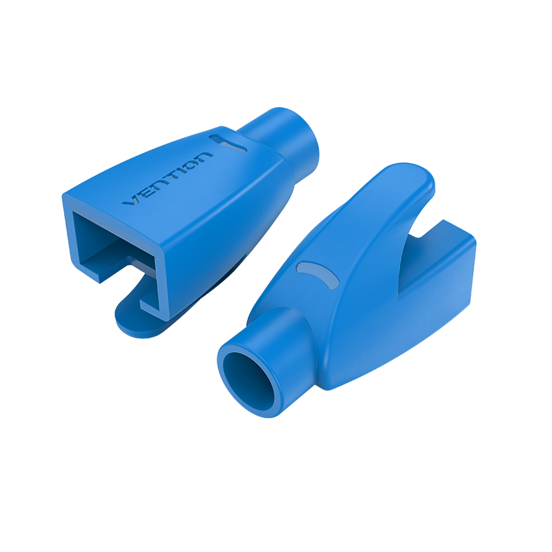 Vention NETWORK Connector Strain Relief Boots RJ45 Blue 50-pack