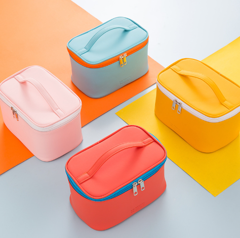 Korean PU Waterproof Cosmetic Bag