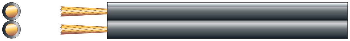 Mercury Cu/CCA Speaker Cable 2.5mm Black 100m 801.699UK