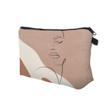 Graphic Figure Portable Travel Makeup Bag for Women