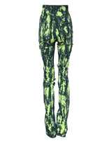 Dolce & Gabbana Green Color Splash High Waist Denim Jeans