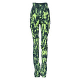 Dolce & Gabbana Green Color Splash High Waist Denim Jeans