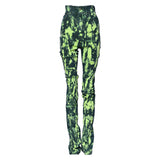 Dolce & Gabbana Green Color Splash High Waist Denim Jeans