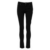 Dolce & Gabbana Black Cotton Skinny Mid Waist Denim Jeans