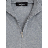 Gran Sasso Gray Cotton Cardigan