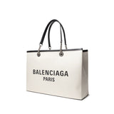 Balenciaga Gray Cotton Tote Bag