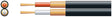 Mercury Twin Core RCA Cable Black 100m 803.436UK