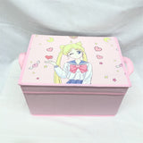 Cute Girl Drawer Organizer for Dorm Stationery Storage