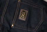 Dolce & Gabbana Blue Cotton PRETTY LowWaist Skinny Denim Jeans