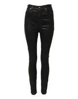 Dolce & Gabbana Black GRACE High Waist Skinny Denim Jeans