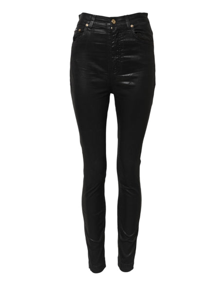 Dolce & Gabbana Black GRACE High Waist Skinny Denim Jeans