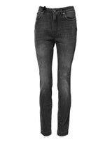 Dolce & Gabbana Dark Gray AUDREY Cotton Skinny Denim Jeans
